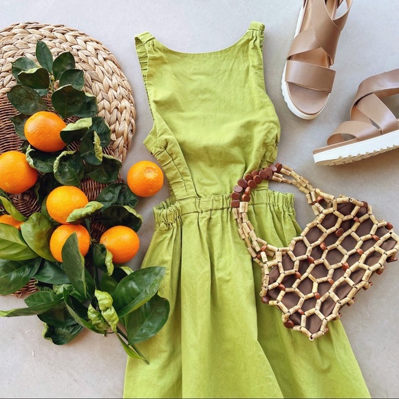 Tan & Brown Beaded Summer Handbag - Picture 2 of 6